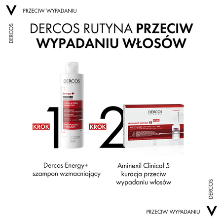 VICHY Dercos Aminexil Clinical - Kuracja Przeciw Wypadaniu, 5x21 ampułek