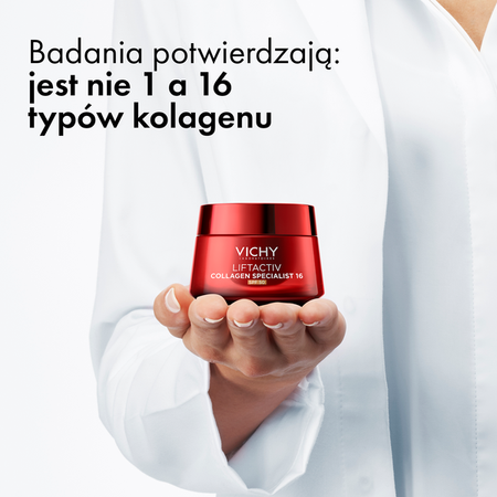 Vichy Liftactiv Collagen Specialist SPF 50 – Przeciwzmarszczkowy Krem do Twarzy, 50 ml