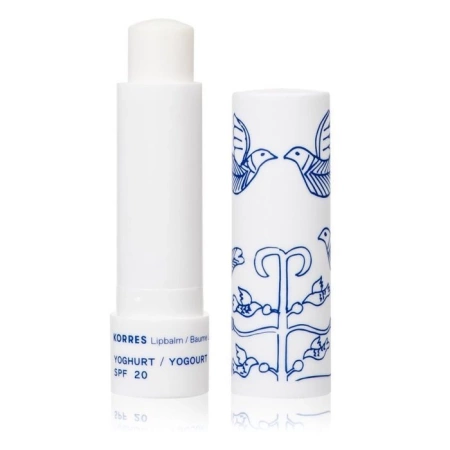 Korres Balsam do Ust Yoghurt SPF 20 – Odżywienie i Ochrona Ust 4,5g