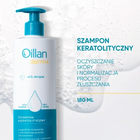 OILLAN DERM+ Szampon Keratolityczny, 180ml
