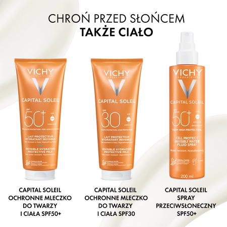 VICHY Capital Soleil Krem Matujący do Twarzy SPF 50, 50ml
