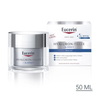 Eucerin Hyaluron-Filler Krem na noc, 50ml