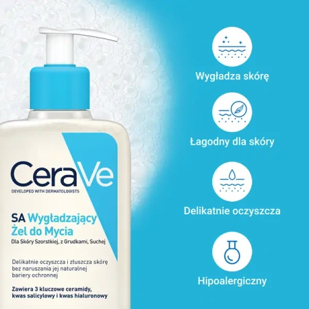 CeraVe SA Wygładzający Żel do Mycia, 236ml