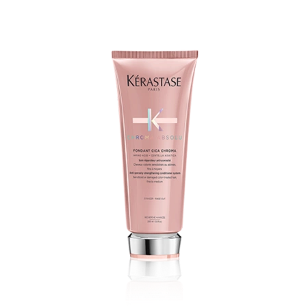 Kérastase Chroma Absolu Fondant Cica Chroma - Odżywka wzmacniająca do włosów koloryzowanych i uważliwionych, 200ml