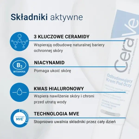 CeraVe Odbudowujący Krem pod oczy, 14ml