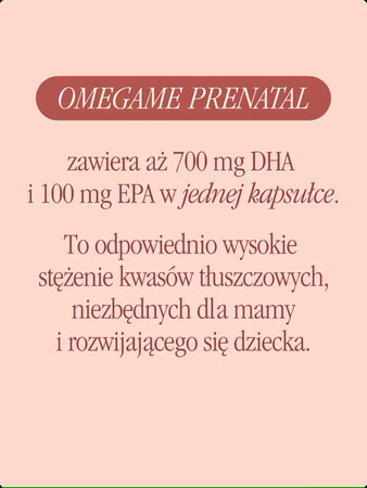 Health Labs OmegaMe Prenatal, 60 kapsułek | KRÓTKA DATA WAŻNOŚĆI: 20.04.2025R. 