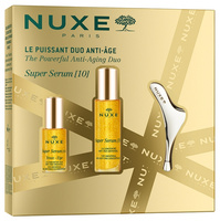 Nuxe Super Serum [10] Zestaw Anti-Aging - Serum do twarzy + Serum pod oczy + Masażer