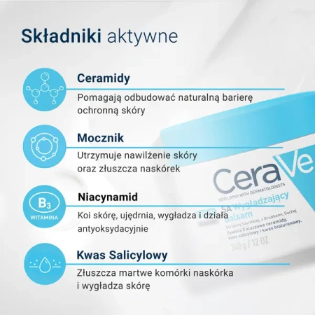 CeraVe SA Wygładzający Balsam, 340g