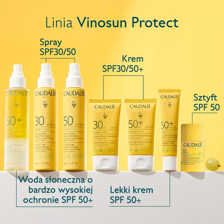 Caudalie Vinosun Protet Spray o Wysokiej Ochronie SPF50, 150ml