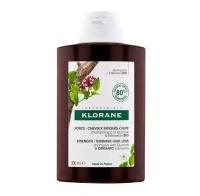 KLORANE Szampon z Chininą i organiczna Szarotka, 200ml