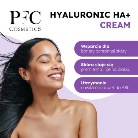 PFC Hyaluronic HA+ Cream Glass Skin Krem Nawilżający, 50ml | PROMOCJA -70%