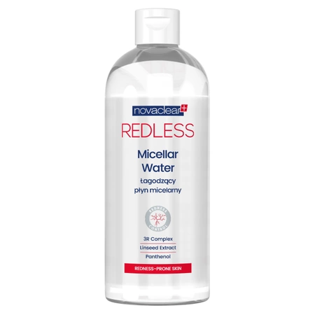 NOVACLEAR REDLESS Łagodzący Płyn Micelarny, 400ml