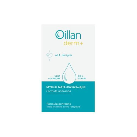 Oillan Derm+ Mydło natłuszczające kostka, 100g