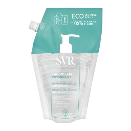 SVR Physiopure Woda Micelarna ECO-REFIL - Uzupełnienie, 400ml