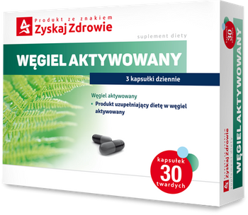 WĘGIEL AKTYWOWANY ZYSKAJ ZDROWIE x 30 kapsułek