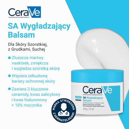 CeraVe SA Wygładzający Balsam, 340g
