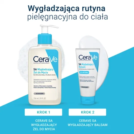 CeraVe SA Wygładzający Żel do Mycia, 236ml | KRÓTKA DATA: 02/2026r. 