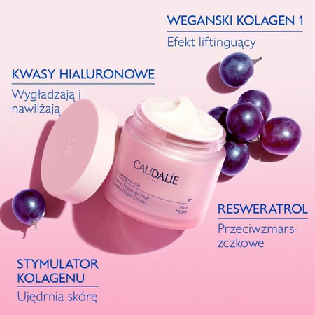 CAUDALIE RESVERATROL-LIFT Krem na Noc Tisane de Nuit, 50ml