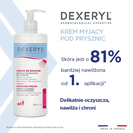 Dexeryl Shower Krem Myjący pod Prysznic, 500ml