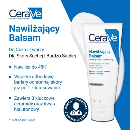 CeraVe Nawilżający Balsam do Twarzy i Ciała, 177 ml 
