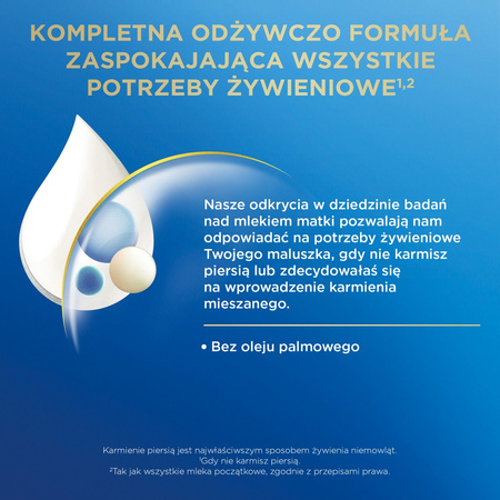 Bebilon Advance Pronutra 1 - Mleko Początkowe od Urodzenia, 1000 g (2x500 g)