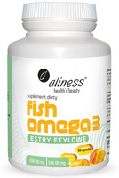 Aliness Fish Omega-3 Estry Etylowe 180/120 mg – EPA+DHA, 60 kapsułek