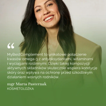 MyBestComplement Brzoskwiniowy– Suplement dla Zdrowej Skóry i Mózgu, 250ml