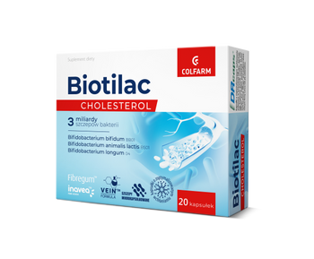 Biotilac Cholesterol, 20 kapsułek