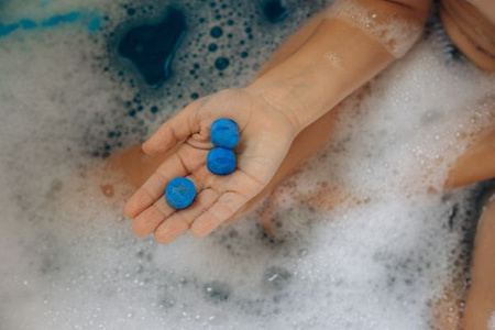 Mini U - Tabletki do kąpieli w 4 kolorach, 40 sztuk 