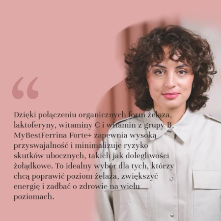 MyBestFerrina Forte+, 60 kapsułek 