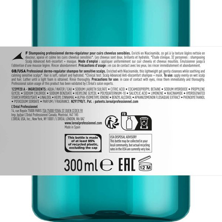 L’Oreal Professionnel Scalp Advanced Anti-Discomfort – Szampon Kojący, 300ml