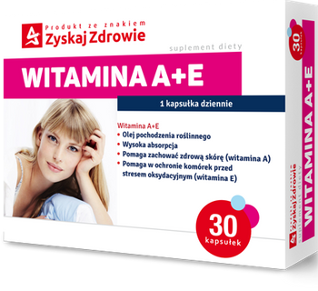 WITAMINA A+E Zyskaj zdrowie x 30 kapsułek