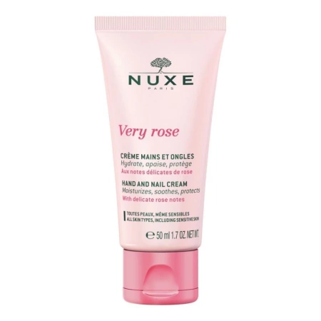 NUXE Very Rose - Różany Krem do Rąk i Paznokci, 50ml