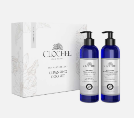 Clochee Cleasing Duo Set Zestaw demakijaż Tonik+ Płyn, 250 ml