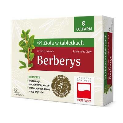 Berberys tabletki, 60 sztuk