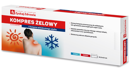 Zyskaj Zdrowie Kompres żelowy – Chłodząco-Rozgrzewający, 1 sztuka