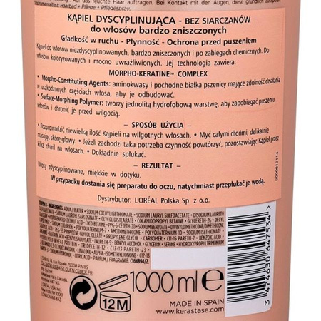 Kérastase Discipline Bain Fluidealiste Gentle – Kąpiel Dyscyplinująca do Włosów Mocno Uwrażliwionych, 1000 ml
