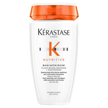 Kérastase Nutritive Bain Satin Riche – Odżywcza Kąpiel do Włosów Suchych i Grubych, 250ml