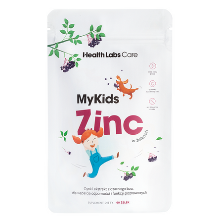 Health Labs MyKids Zinc Żelki,  60 sztuk