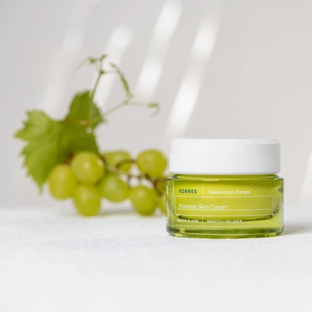 Korres Santorini Grape Krem do Twarzy Zmniejszający Widoczność Porów, 40ml