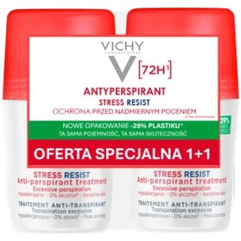 Vichy Stress Resist 72H – Antyperspirant w Kulce dla Kobiet, 2×50 ml