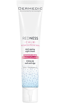 DERMEDIC REDNESS CALM Krem przeciwzmarszczkowy na noc, 40ml