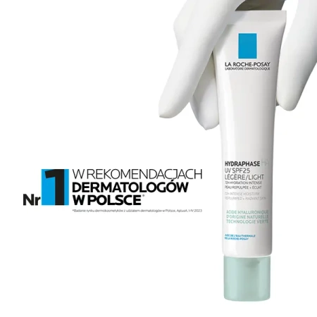 La Roche-Posay Hydraphase HA UV Light – Nawilżający Krem SPF 25, 40ml