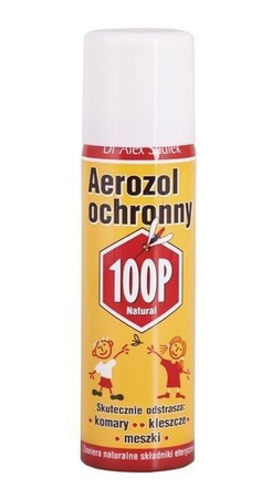 100P Aerozol ochronny przeciw komarom, meszkom i kleszczom, 75 ml