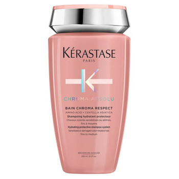 Kérastase Chroma Absolu Respect Nawilżająco-Ochronna Kąpiel do Włosów Zniszczonych, Koloryzowanych lub Cienkich, 250ml