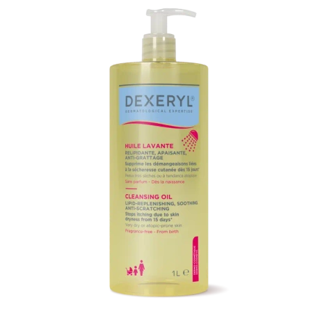 Dexeryl Olejek do Mycia – Delikatne Oczyszczanie i Nawilżenie Skóry Suchej, 1L