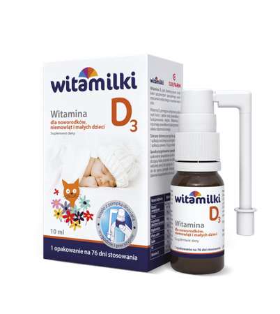 WITAMILKI WITAMINA D3 krople doustne 10 ml