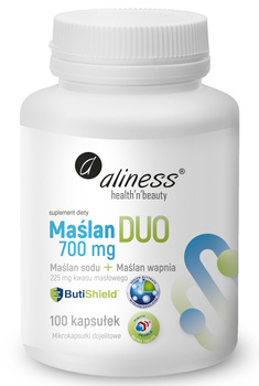 Aliness Maślan Duo 700 mg 100 kaps.