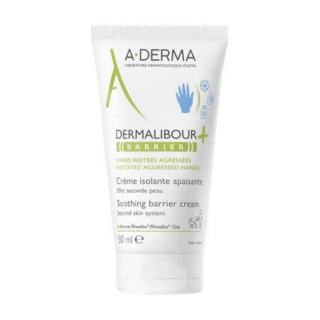 A-Derma Dermalibour+ Barrier - Łagodzący krem izolujący, 50ml