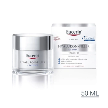 Eucerin Hyaluro Filler Krem anti-age SPF15 dla cery suchej, 50ml